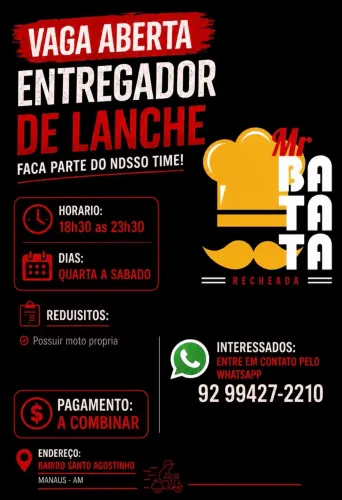 Entregador de lanche