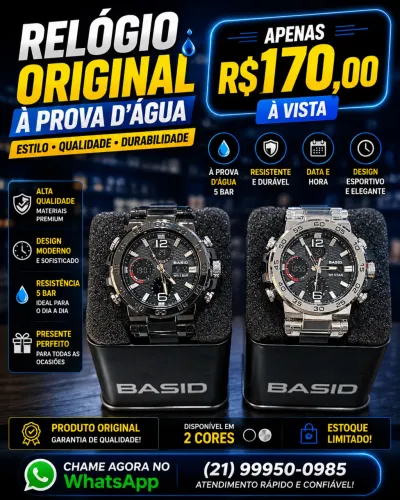 Relógio a prova d?água