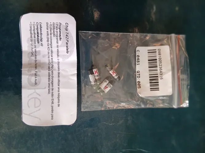 Chip chaveiro automóvel