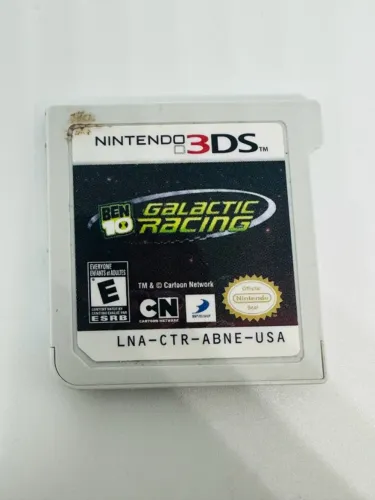 Ben 10 Galactic Racing JOGO NINTENDO 3DS ORIGINAL SEM CAPA - LER DESCRIÇÃO