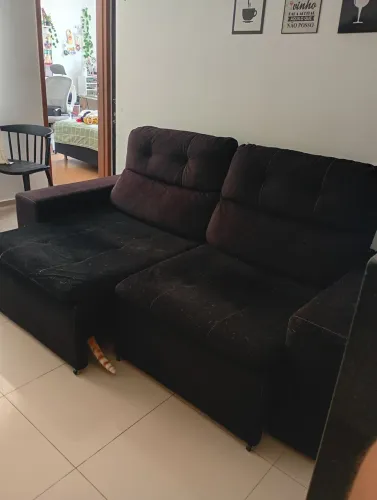 Sofá retrátil 2 lugares