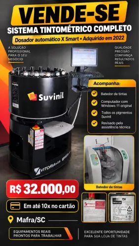 Sistema Tintométrico, Pigmentador/dosador automatico.