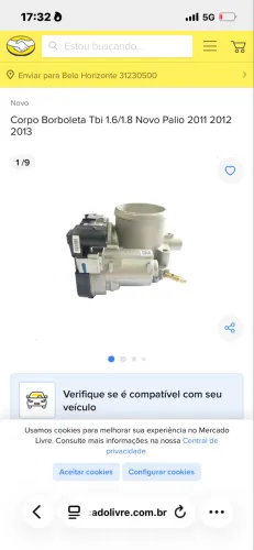 Tbi para motor 1.6 16 etorq