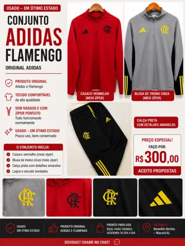 Conjunto adidas Flamengo
