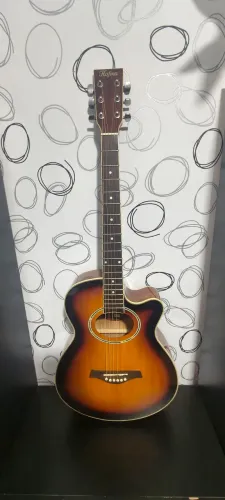 Violao Elétrico Hofma YE-231 SB Sunburst - Aço