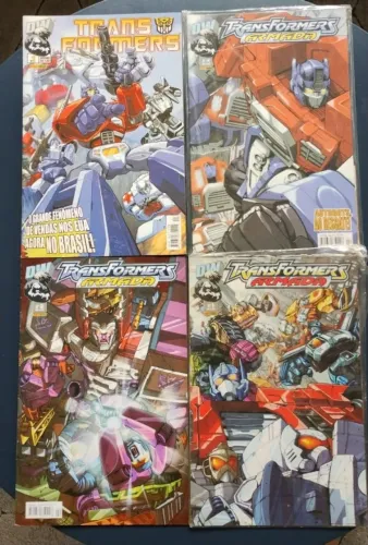 TRANSFORMERS ARMADA 4 VOL PANINI HQ QUADRINHOS PARTICULAR EXCELENTE ESTADO VC MERECE