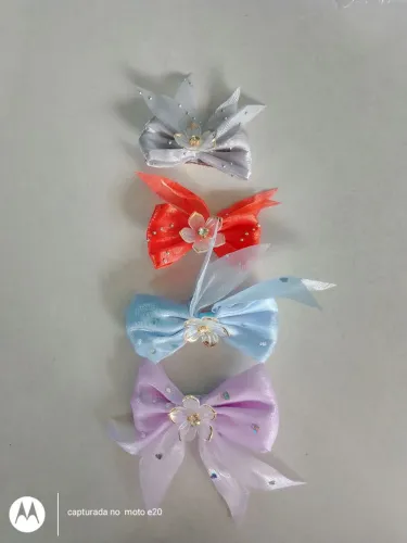 Kit 3 Presilha infantil cores variável pra meninas