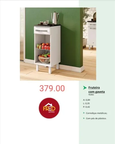 Balcão fruteira ,entrega e monta, super promoção