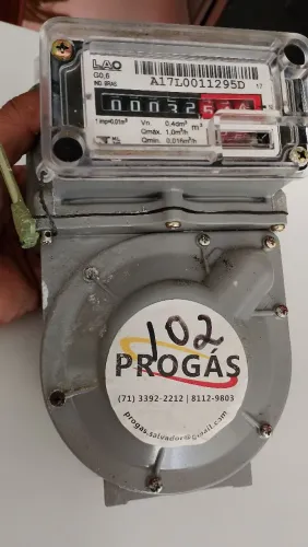 Medidor de gás canalizado