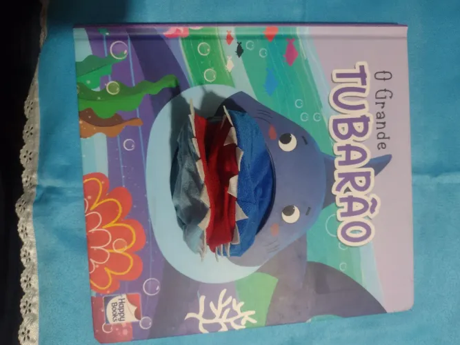 Livro de fantoche " O grande tubarão"