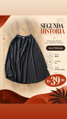 Saia preta longa