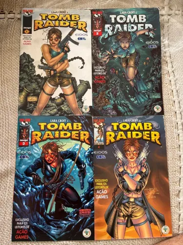 Minissérie completa. Tomb Raider 1 ao 4