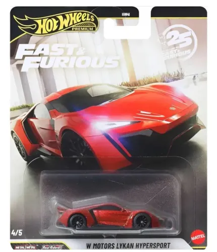 Hot Wheels Premium Lykan Velozes E Furiosos Premium Vermelho