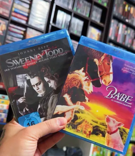 Blurays Sweeney Todd + Babe: O Porquinho Atrapalhado