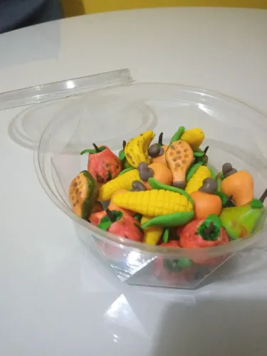Frutinhas de pasta de leite em pó