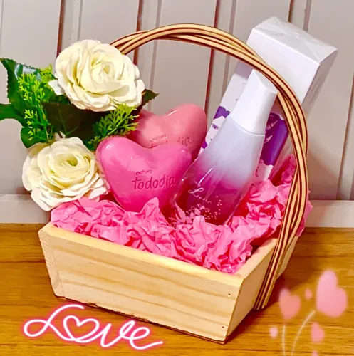 Cestas. CESTA kit Natura Luna R$:189,99. Bellascestasaju