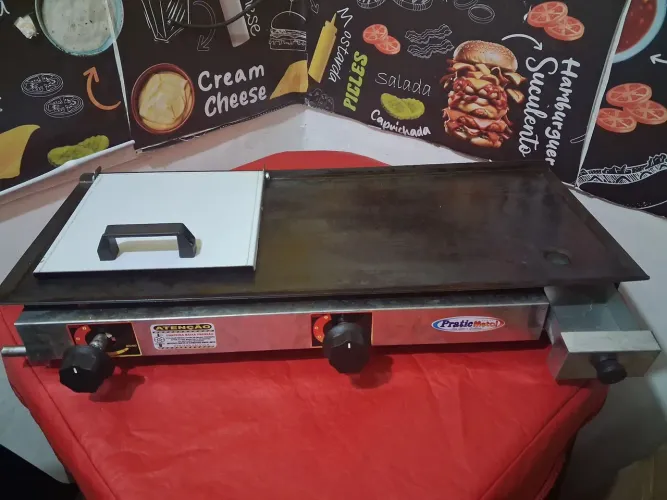 CHAPA SEMINOVA PARA LANCHE