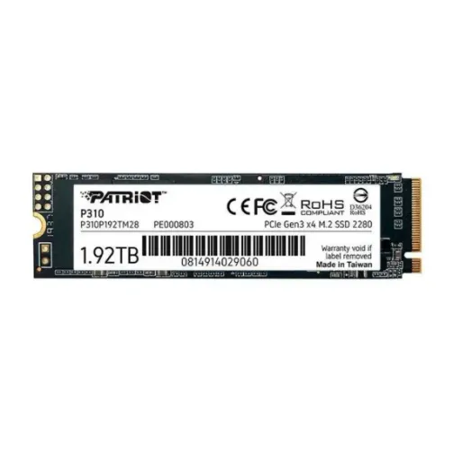 ARMAZENAMENTO SSD M.2 NVME 1.92TB PATRIOT P310 2100MBPS
