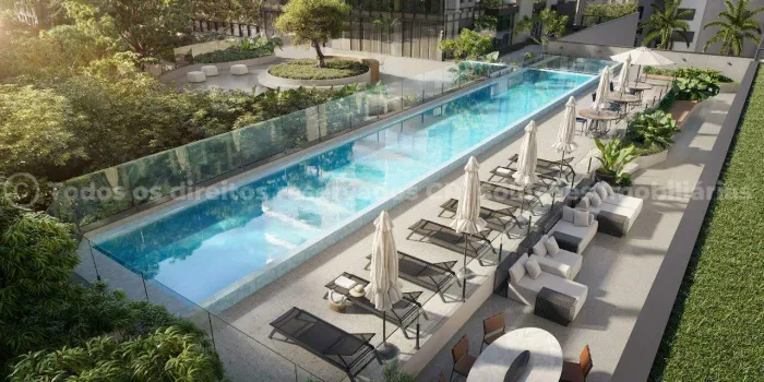 Apartamento na planta com 4 dormitórios no Green Hills no Ariribá em Balneário Camboriú