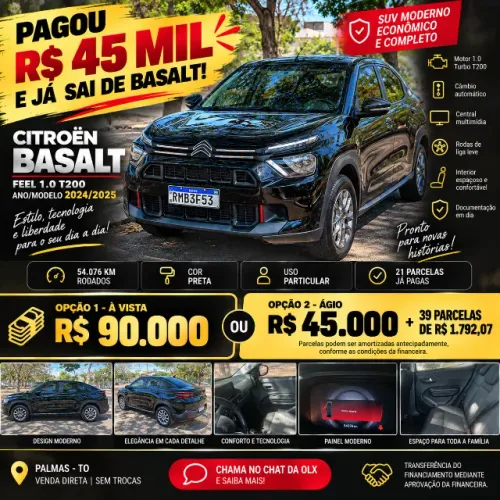 Citroen Basalt Feel 1.0 Flex TB 200 5P Aut. 2025