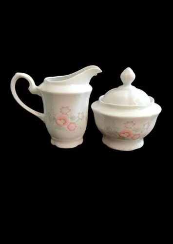 Conjunto Vintage Porcelana Schmidt, Decoração Floral, anos 80