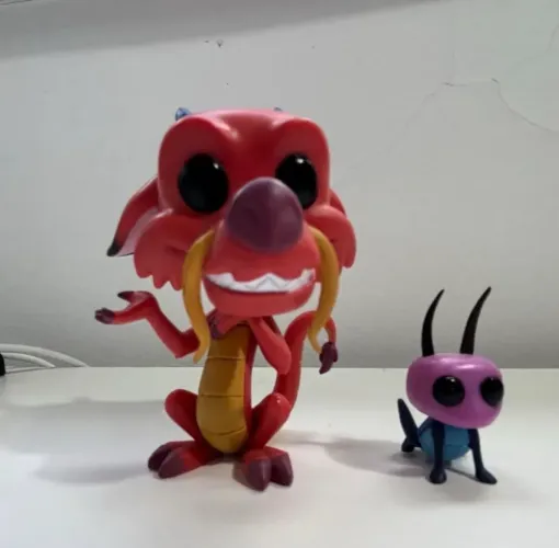 Funko Pop Mushu e Grilo #167 de Mulan da Disney