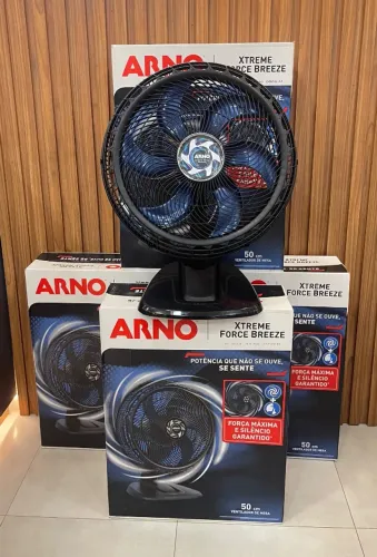 VENTILADOR ARNO 50CM DE MESA NOTA FISCAL GARANTIA ?