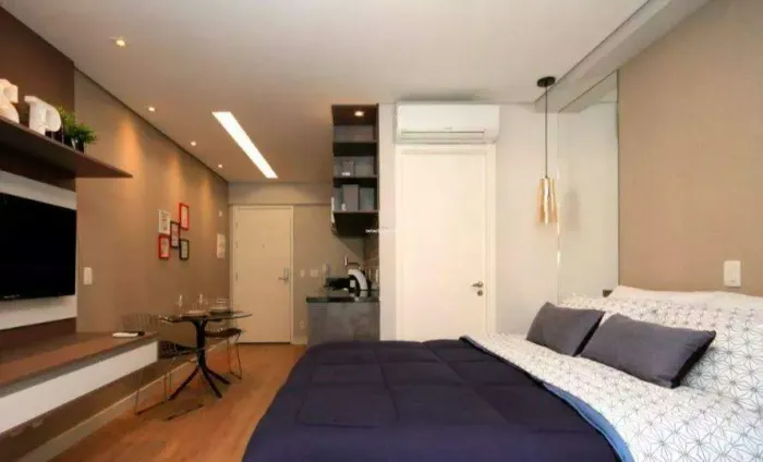 Apartamento c/ 28m² p/ para aluguel c/ 1 quarto, 1 suíte no Condomínio Setin Downtown Repú