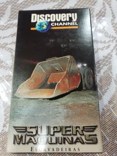 VHS Discovery Channel "Super Máquinas: ESCAVADEIRAS
