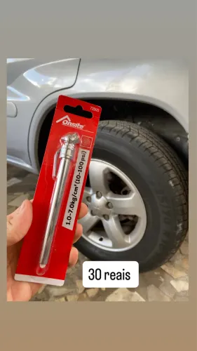 Calibrador pneu analógico tipo caneta offroad 4x4 trilha