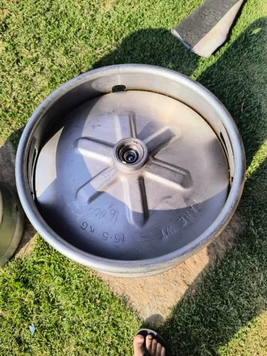 2un barril de chopp inox 50l