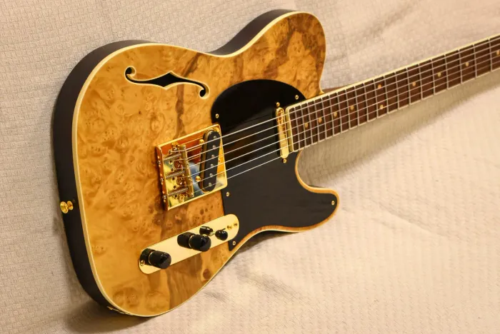 Guitarra Telecaster Semi-Hollow p/ Luthier (Componentes Gotoh, Eletrica Customy)
