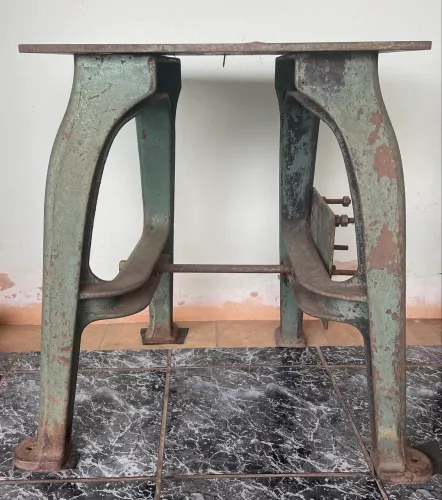 Base de ferro, bancada para ferramenta