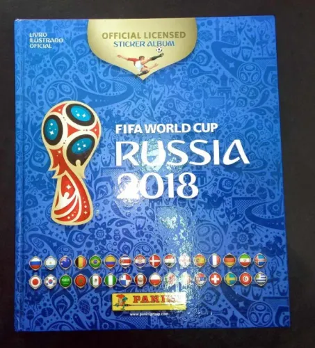 Álbum de figurinhas Capa Dura da Copa do Mundo 2018 - completo