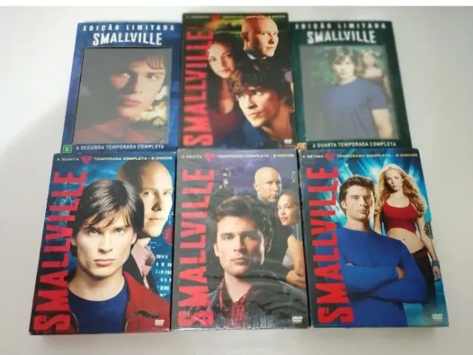 Série Smallville Box DVD do Vol 2 até o Vol 7