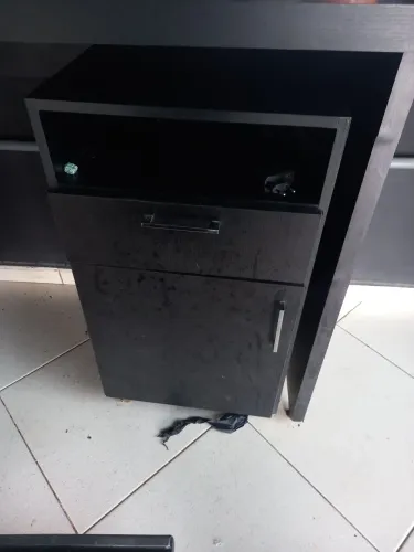 5 cabinete para barbearia/salão 