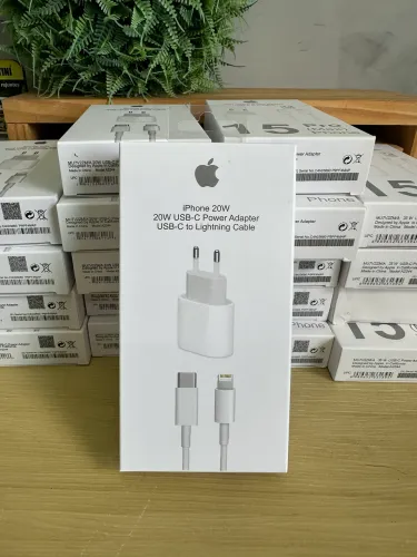 Carregador iPhone 20W USB-C para Lightning | Carregamento Rápido | Entrega Imediata