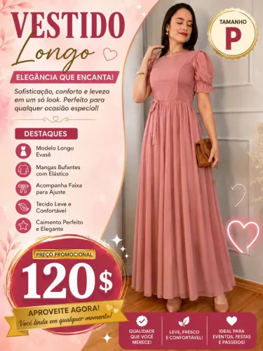 VESTIDO ELEGANTE P