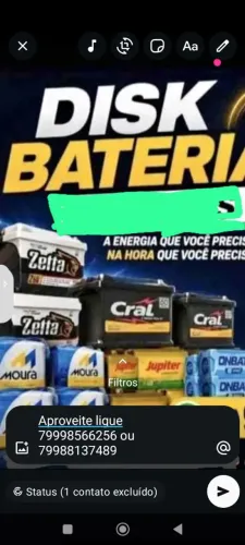 Bateria automotivo ligue *56 ou *89