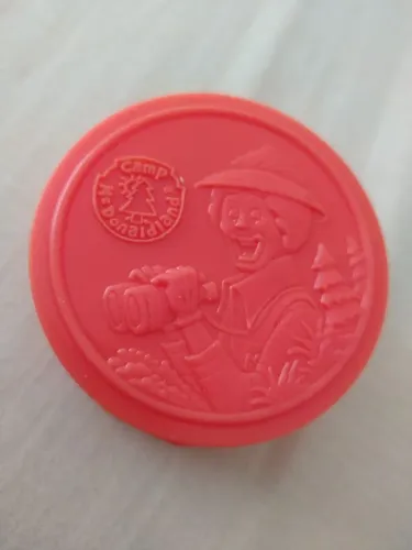 McDonald's Copo retrátil 1989 Acampamento 