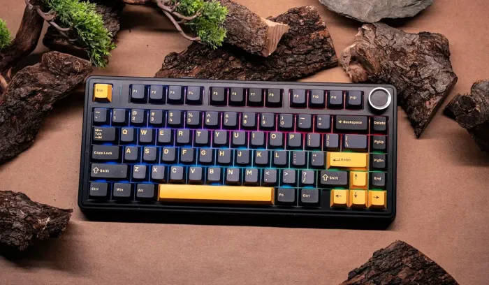 Teclado Mecânico AULA F75 RGB Wireless 75% Hot Swap - Alto Desempenho e Estilo