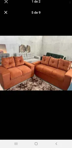 Conjunto SOFA ALMOFADADO De Fábrica 