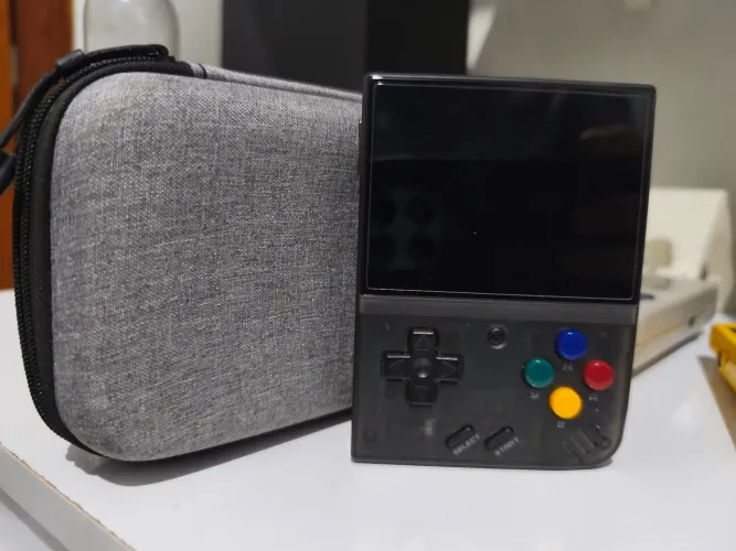 Miyoo Mini 64gb + case e cabo<br>R$ 350,00