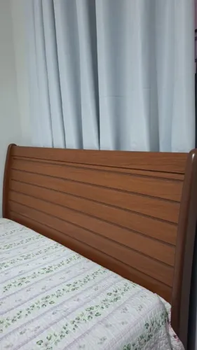 CAMA E COLCHÃO DE CASAL