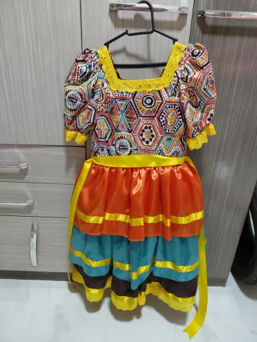 Vestido infantil para festa Junina