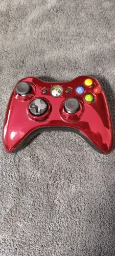 Controle original Xbox 360 - Chrome Red