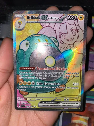 Carta Bellibolt Ex da Kissera 172/159, Ultra Rara, ano 2025
