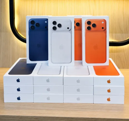 17 PRO MAX 256 LACRADO BRANCO, AZUL E LARANJA