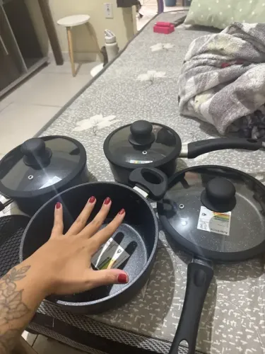 Jogo Panela Cerâmica Antiaderente