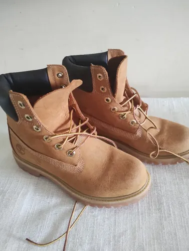 Bota Timberland Original - Couro Impermeável - Tam. 37,5 (7.5M)